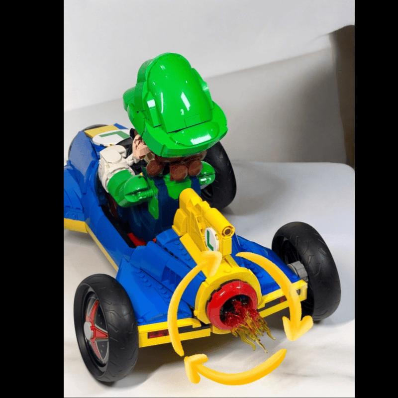 2026 High Sales Film and Television Game Series Building Blocks Luigi Kart 2234 Pcs Suitable for Birthday Gifts To Fans