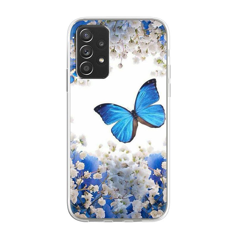 Чехол для samsung a52 Galaxy A32 A51 5G 4G чехол с милым мультяшным рисунком Samsung A33 A53 A03S A 32 52 A52S 5G роскошный телефон Funda Capa