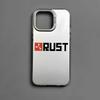 Крутой чехол для телефона R-RUST для iPhone 16 15 14 13 12 11 Pro Max Черный Матовый Разноцветный Лазерный Металлик Аврора