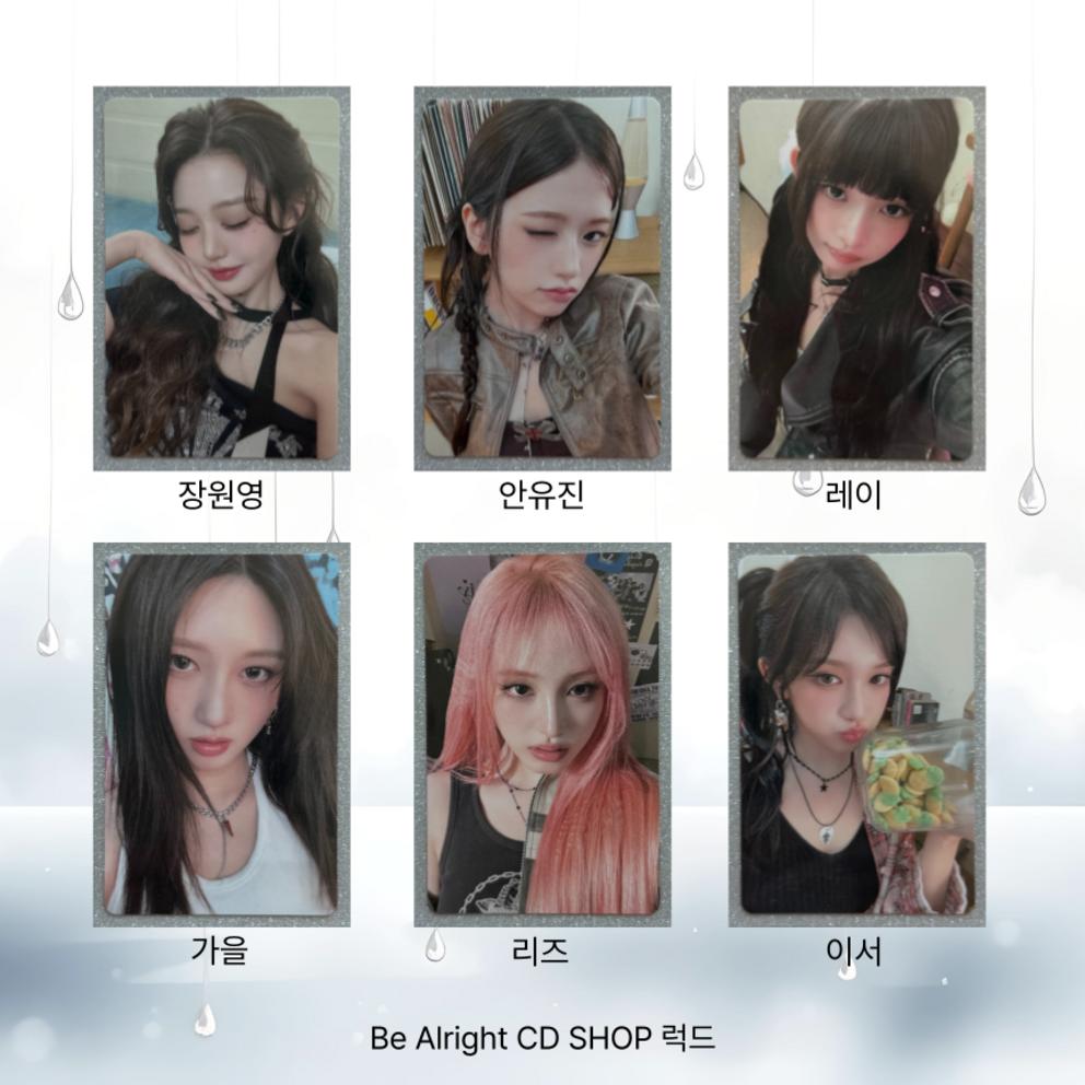 [Pocket the Star] Третий японский альбом Ive, Be Alright CD SHOP Лаки Фотокарточка