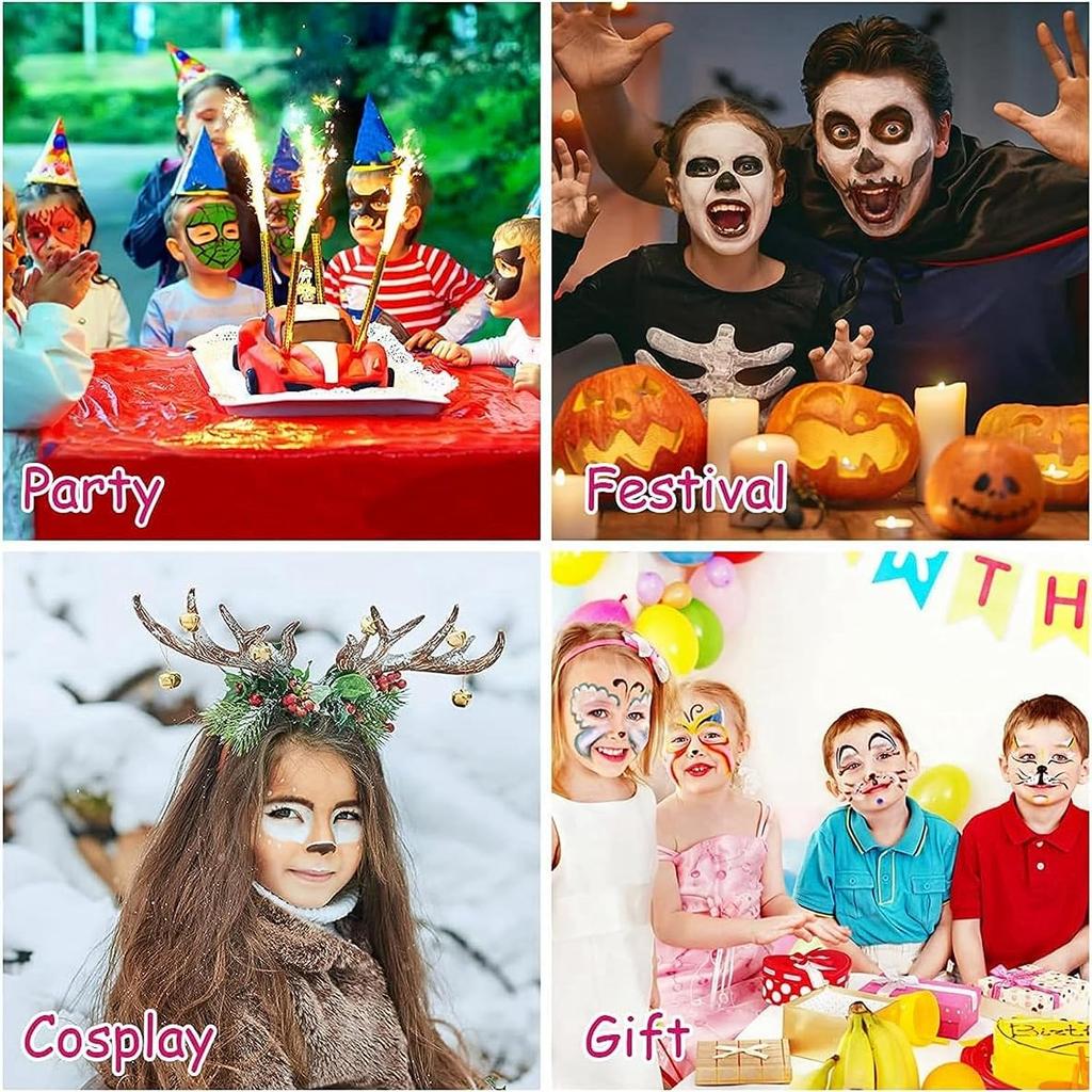 6 шт. палочки для рисования лица, краска для тела для детей, УФ-краска для лица, красочные мелки для лица и тела, неоновые мелки для рисования лица для детей, детская раскраска лица