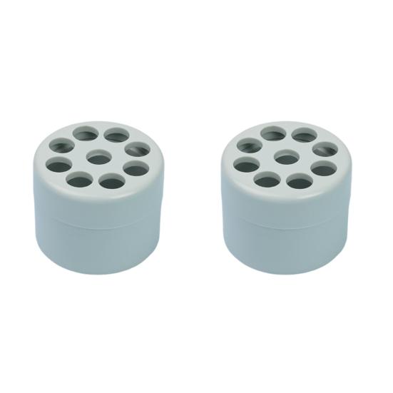 2Pcs Spiral Ikebana Stem Holder DIY Bouquet Twister Vase Flower Arranger Grid Multi-holes Plant