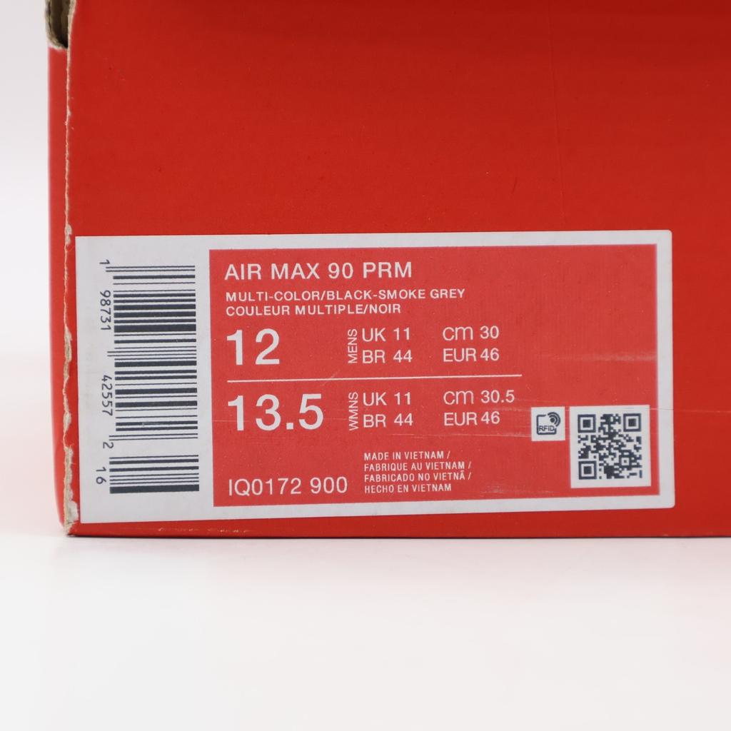 IQ0172-900 Nike Air Max 90 PRM "Гиперкрасный/Черный" (Мужской)