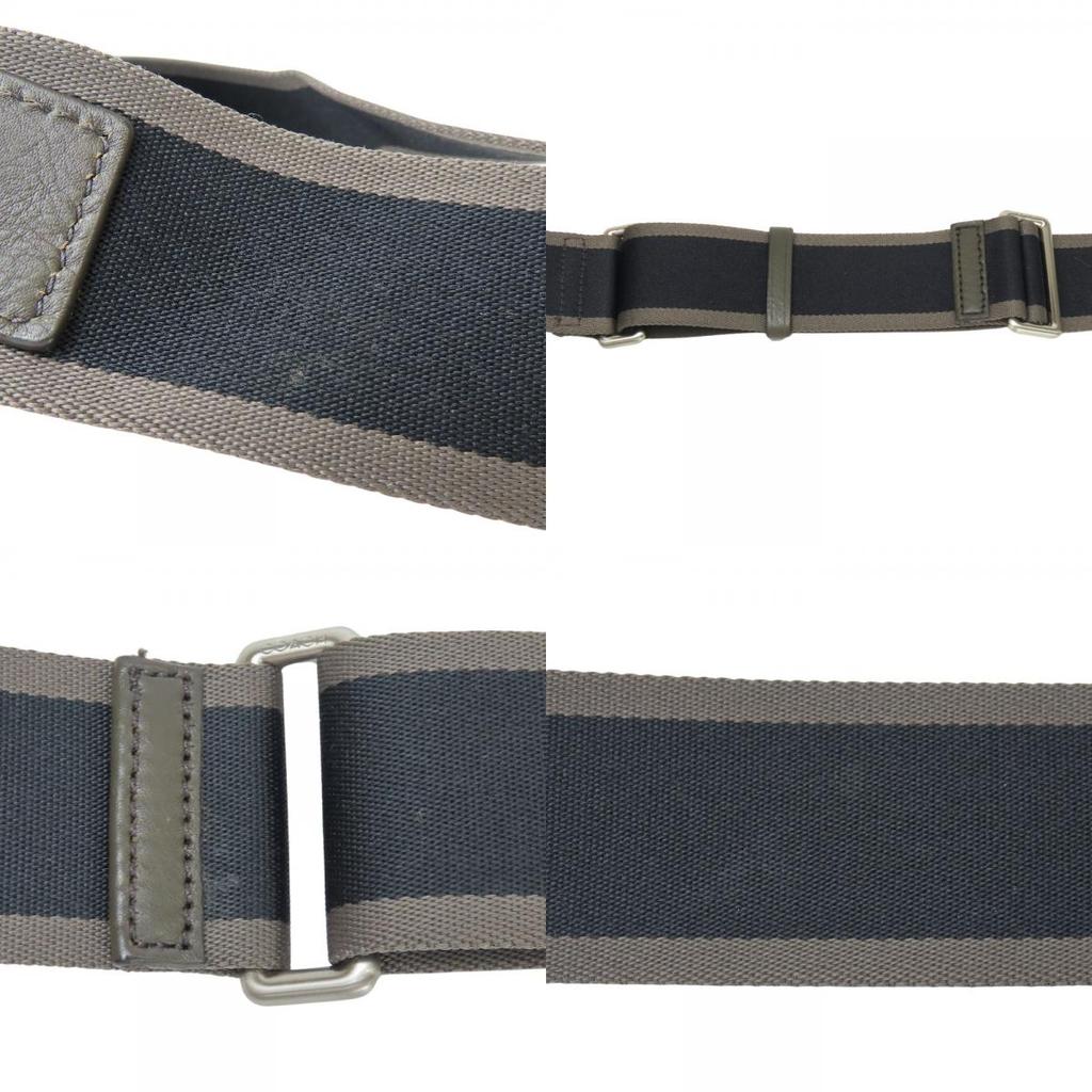 Used COACH Shoulder Bag F70556 Heritage Leather Khaki Brown System Messenger