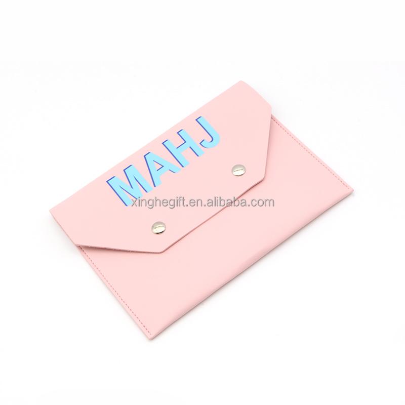 Multi-Color Closure Modern Simple Classic Durable Entertainment Leather Mahjong Essentials Storage Bag