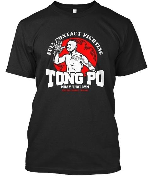 Стандартная футболка унисекс Tong Po Muay Thai Fighter Villain Ki
