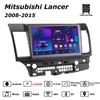 Автомобильная магнитола Android Car-Play для Mitsubishi Lancer 2008-2015 Мультимедийный плеер Головное устройство Стерео Навигация GPS BT WIFI, 2+64ГБ