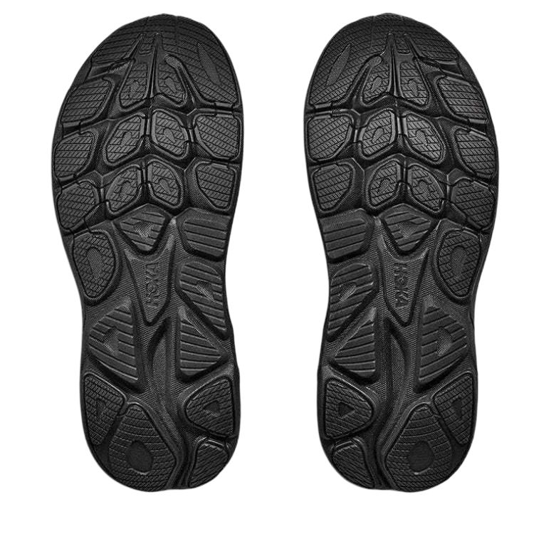 HOKA Clifton 10 Широкие Тройной Черный Женские Кроссовки 1162050-BBLC