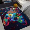 Gaming Rug for Boys Room Gamer Rug with Controller Design Carpet for Game Room Bedroom Decor Non-slip Machine Washab Mat
