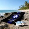 Custom Name Ultrasoft Beach Towel With Inter Milan Themeideal For Pool Camping Diving Perfect Travel Essential Vibrant Beach Towel