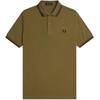 Мужская рубашка-поло Fred Perry с воротником с двойной полосой