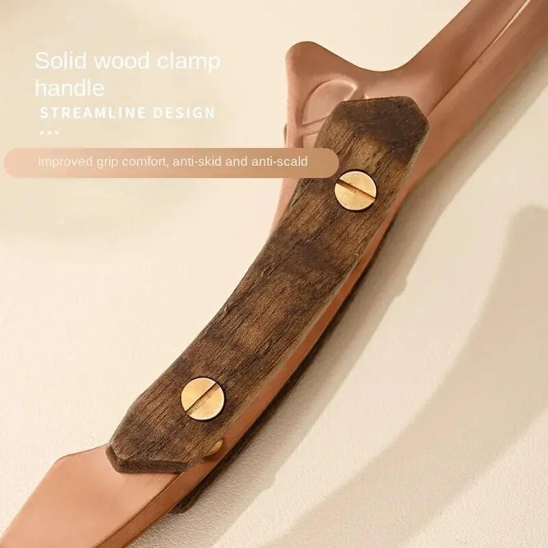 Щипцы для барбекю - Жаростойкий нескользящий зажим для еды для барбекю, Инструмент для гриля из нержавеющей стали для стейка/выпечки/кемпинга