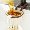 Yousheng Sink Filter, with Press-to-Dump Self-Cleaning Basket, Fast Draining Fine Mesh, Plastic Hanging Filter for