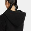 Nike Спортивная толстовка с капюшоном на молнии с логотипом Dragon Flight New Year Series и флисом Sherpa Feel, женские топы, черные FZ6536-010