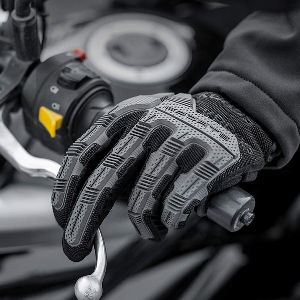 ROCKBROS Мотоциклетные Сенсорные 3D Мотоциклетные и Велосипедные и Полные для Мужчин и Женщин Перчатки, Весна/Осень, Ударопрочные, Совместимые,