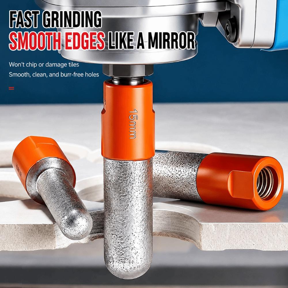 Extended Shank Radius Grinding Bit Fine Sand Angle Grinder Bit Hole Trimming Bit Wood Trimming