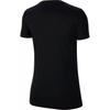 Nike Dri-Fit Park Large Logo Crew Neck T-Shirt Women Tops Black CW6967-010