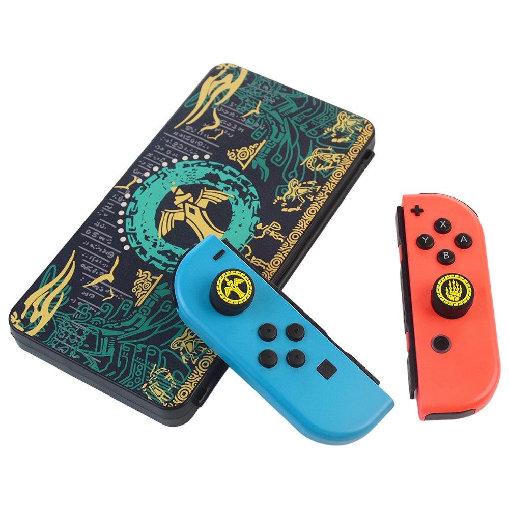 Силиконовые противоскользящие колпачки на стики для контроллера Switch из серии Zelda