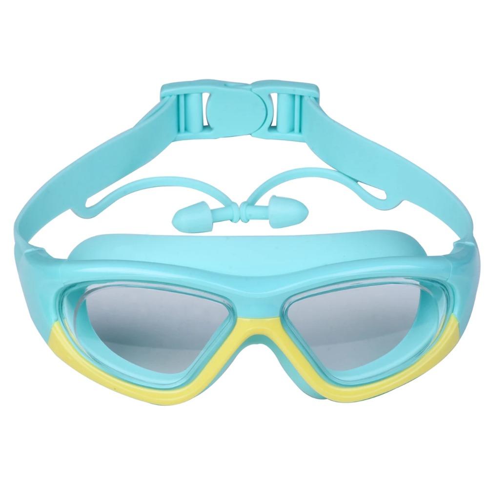 High-definition Kidsren's Swimming Goggles for Boys and Girls, Anti-fog Swimming Goggles, Large-frame Goggles, Comfortable Silic