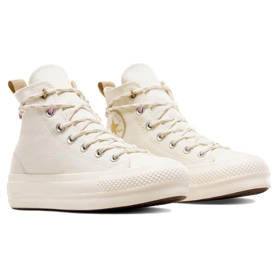 Converse Chuck Taylor All Star Lift Platform Utility High Top Canvas Shoes Women Sneakers White A08767C