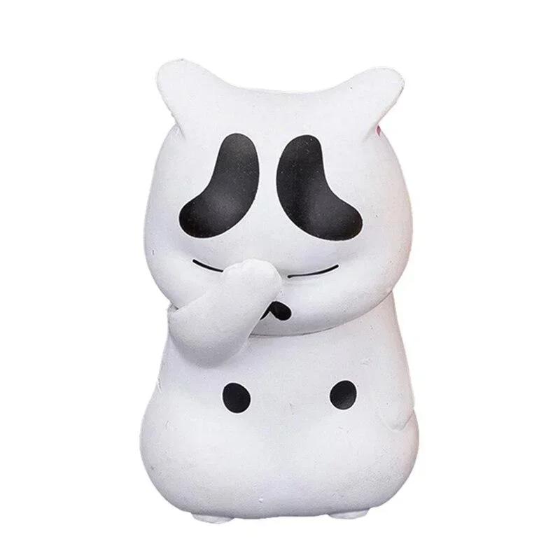 Kawaii Cute Cat Doll Ornaments Figures Statue Mini Model Desktop Toys Gifts for Room Office Kids Car Home Decoration Accessories