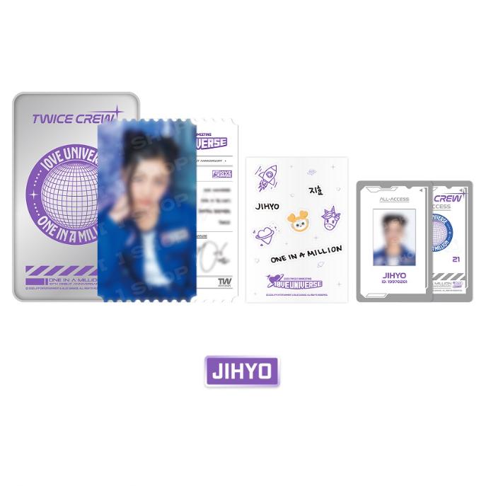 Pre-order 2025 TWICE FANMEETING 10VE UNIVERSE Tincase Photo Set