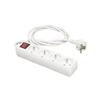 Power Strip - ERARD - 4 Sockets - Switch - 2-pole with Earth - 3680W Max
