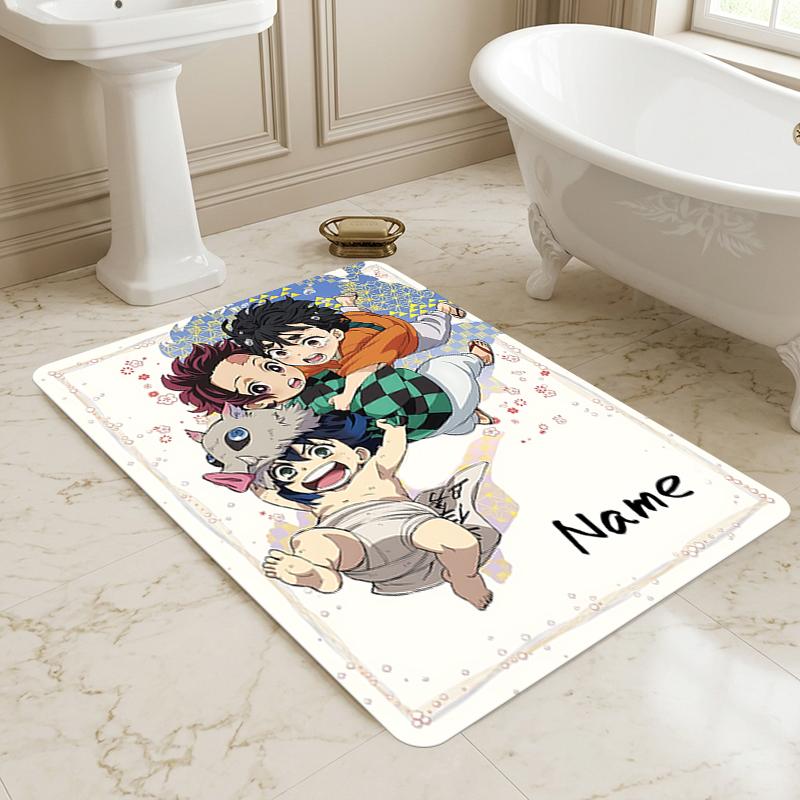 Custom Name Friendship Flight Living Room Non-Slip Area Rug Soft Carpet for Bedroom Kids Playroom Sofa Office Home Decor Doormat