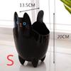 Household Storage Bucket Desktop Trash Can Without Cover Cat Shape Large Capacity Garbage Storage Pen Holder Living Room Bedroom