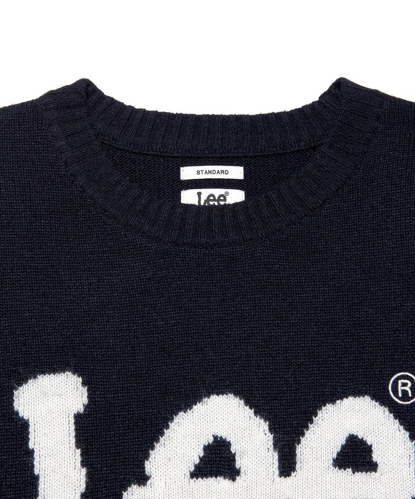 LEE Big Twitch Logo Knit Navy