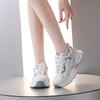 2024 Весна и Осень Модные женские спортивные туфли Круглый носок Цвета Сетка Дышащие Шнуровка Женские Вулканизированные Туфли