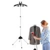 160cm Adjustable Clothes Steamer Stand Rack Telescopic Vertical Fabric Hanging Ironing Stand Handheld Steam Ironing Bracket