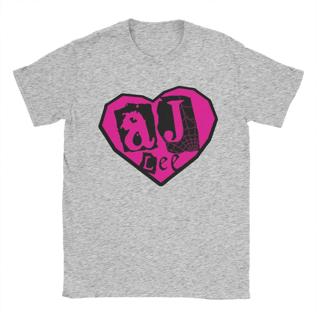 Мужские футболки AJ Lee Wrestling 100% хлопок винтажные с коротким рукавом и круглым вырезом уникальная футболка