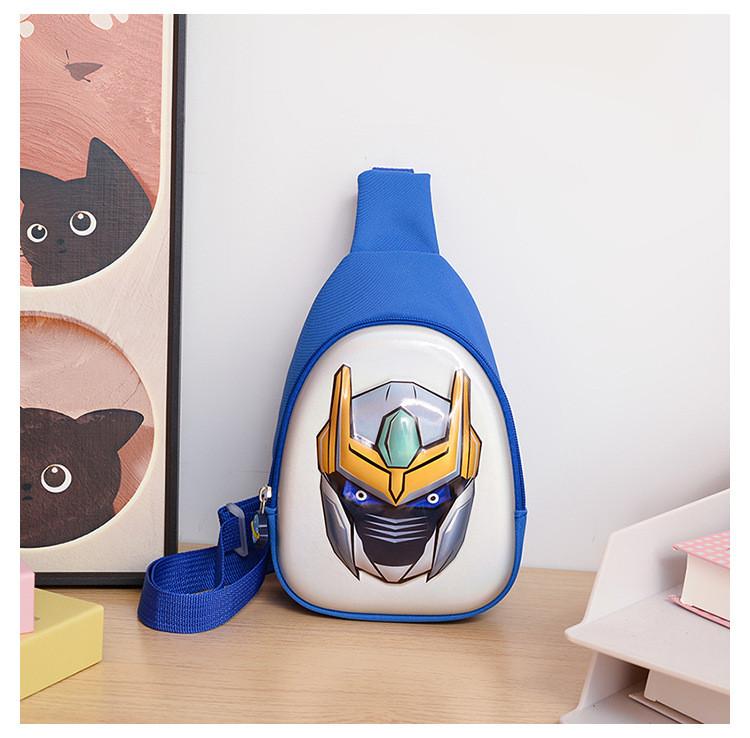 Transformers Shoulder Printed Crossbody Chest Bag Kids Cartoon Casual Outdoor