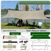 CAOX Outdoor Blackout Tarp Shelter