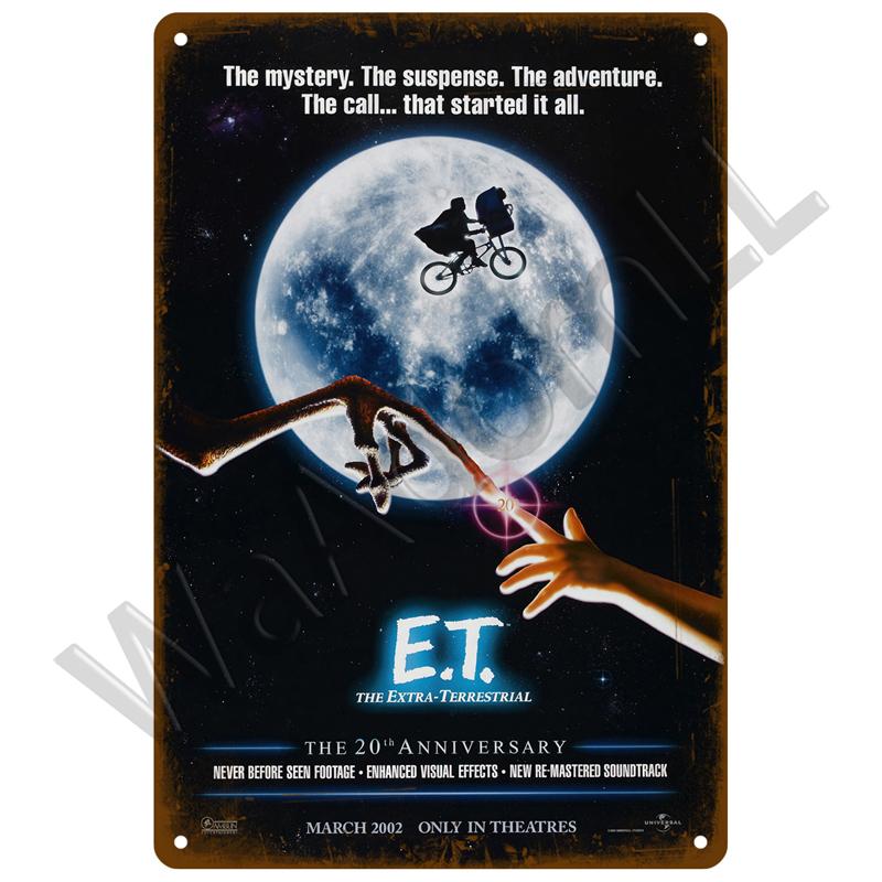 Vintage Metal Sign Movie Retro Tin Sign Aesthetic Living Room Metal Wall Decor Decoration Cinema Industrial Deco Films Poster