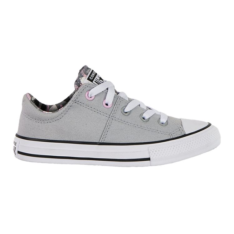 Converse Chuck Taylor All Star OX Low Top Canvas Shoes Kids Sneakers Gray 668452C