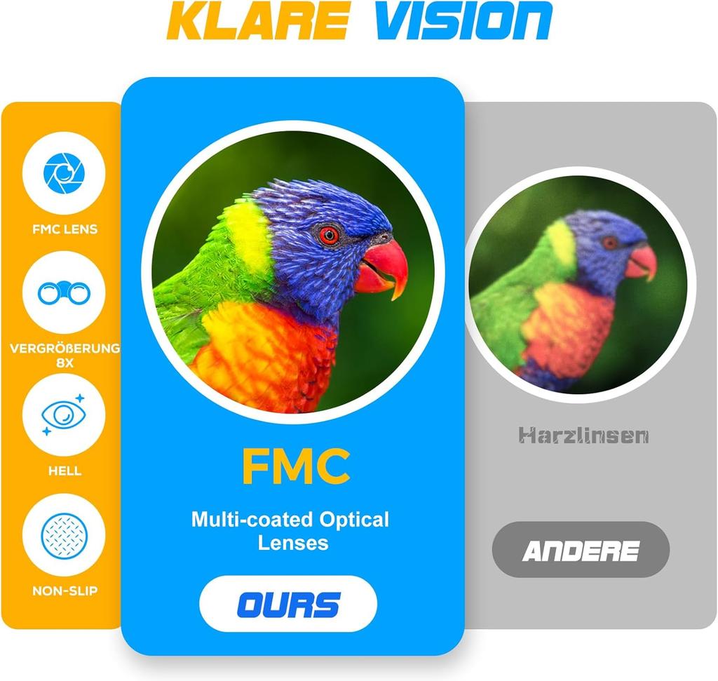 LetsGO Toyz 2020 Binoculars for Children, 8 X 21, Christmas Gift & Outdoor Toy