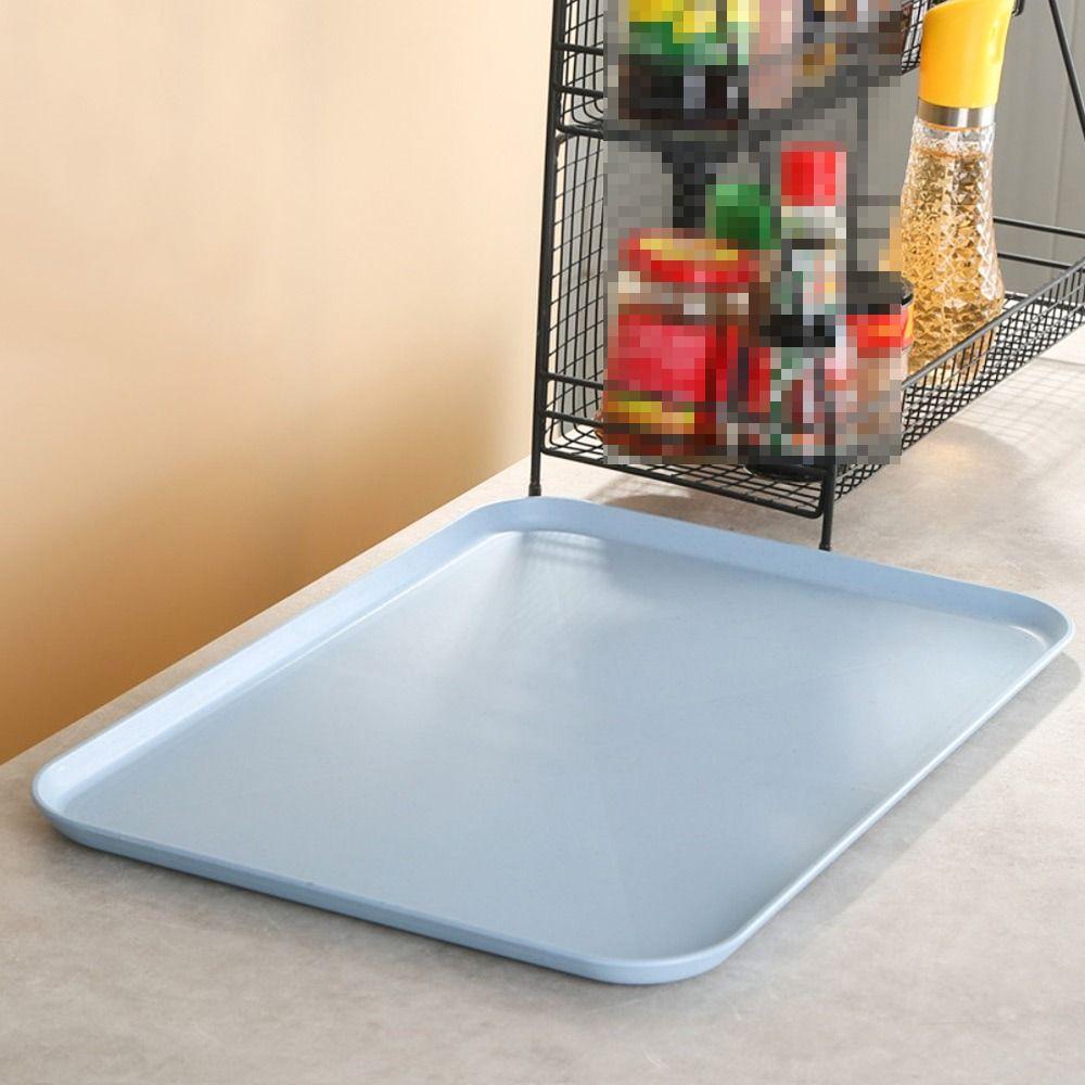 Multiple Colors Tray Plastic Food Bread Pan Nordic Storage Tray  Kitchen Supplies