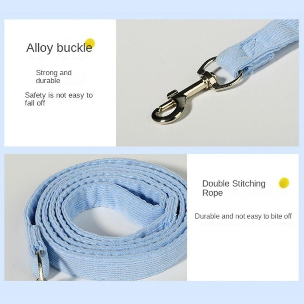 with Leash Set Cat Traction Vest Rope Adjustable Pet Walking Leash Dog Harness  for Cat Kitten