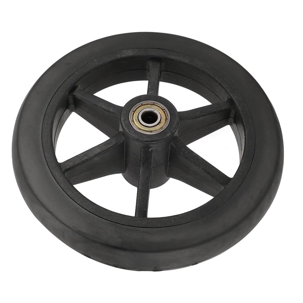 2 шт. Колесо для инвалидной коляски 6 дюймов Запасная часть Аксессуар для электрической инвалидной коляски для большинства электрических инвалидных колясок Черный