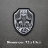 Escape from Tarkov Сверхтонкая Ткань Знак Велкро Игровая атрибутика Нарукавная повязка Креативная Черная Лиса Значок морали Значок Рыцаря Наклейка