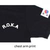 Black/White-Short  Sleeve ROKA T-Shirts 2 Numbers