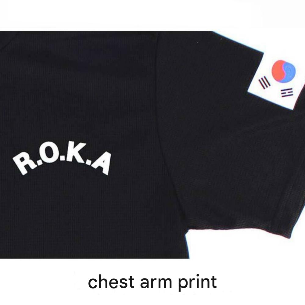 Black/White-Short Sleeve ROKA T-Shirts 2 Numbers