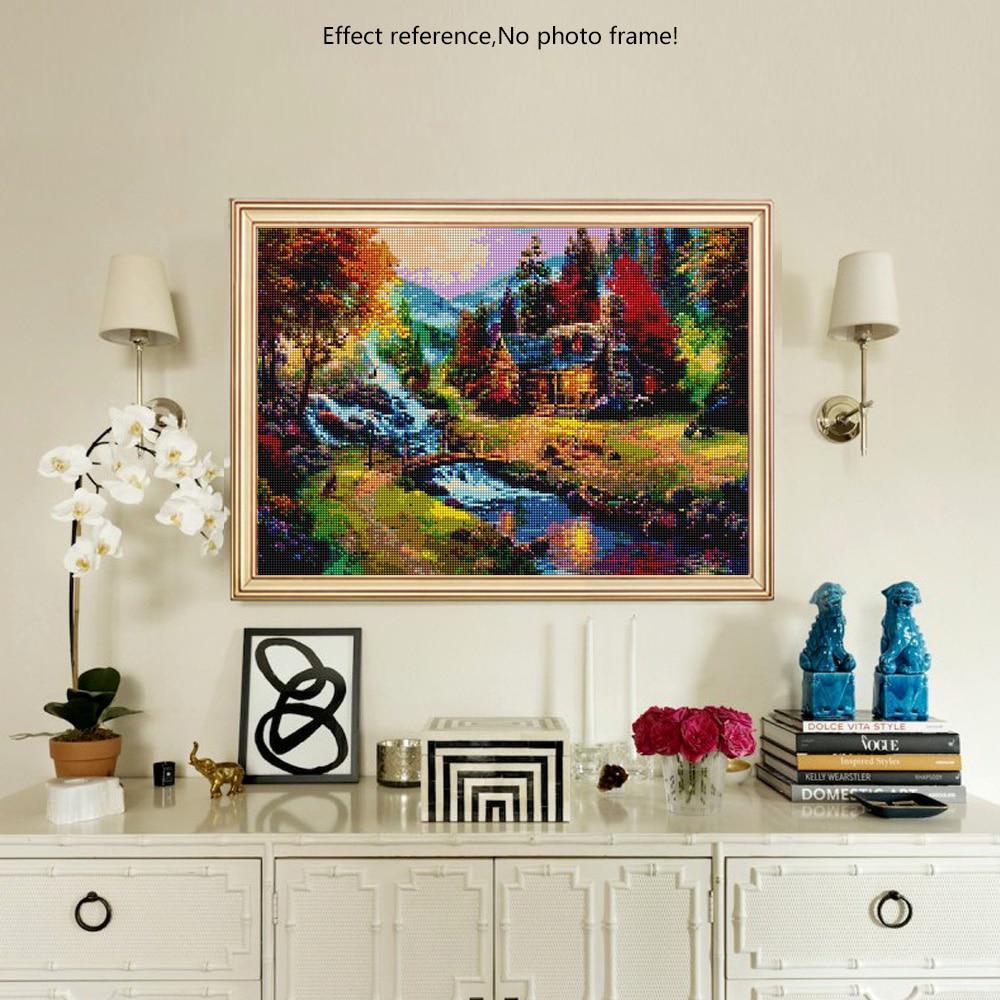 Алмазная вышивка Пейзаж Алмазная картина Вышивка крестом Горный хрусталь Мозаика Комплект Домашний декор