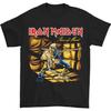 Iron Maiden Piece of Mind Графический принт Группа Лето Осень Зима Мужская и женская футболка с коротким рукавом Повседневная Свободная Уличная