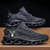Men's Black Sports Running Shoes - Sizes 45 To 48, Breathable Mesh, All-Season and Deodorizing.