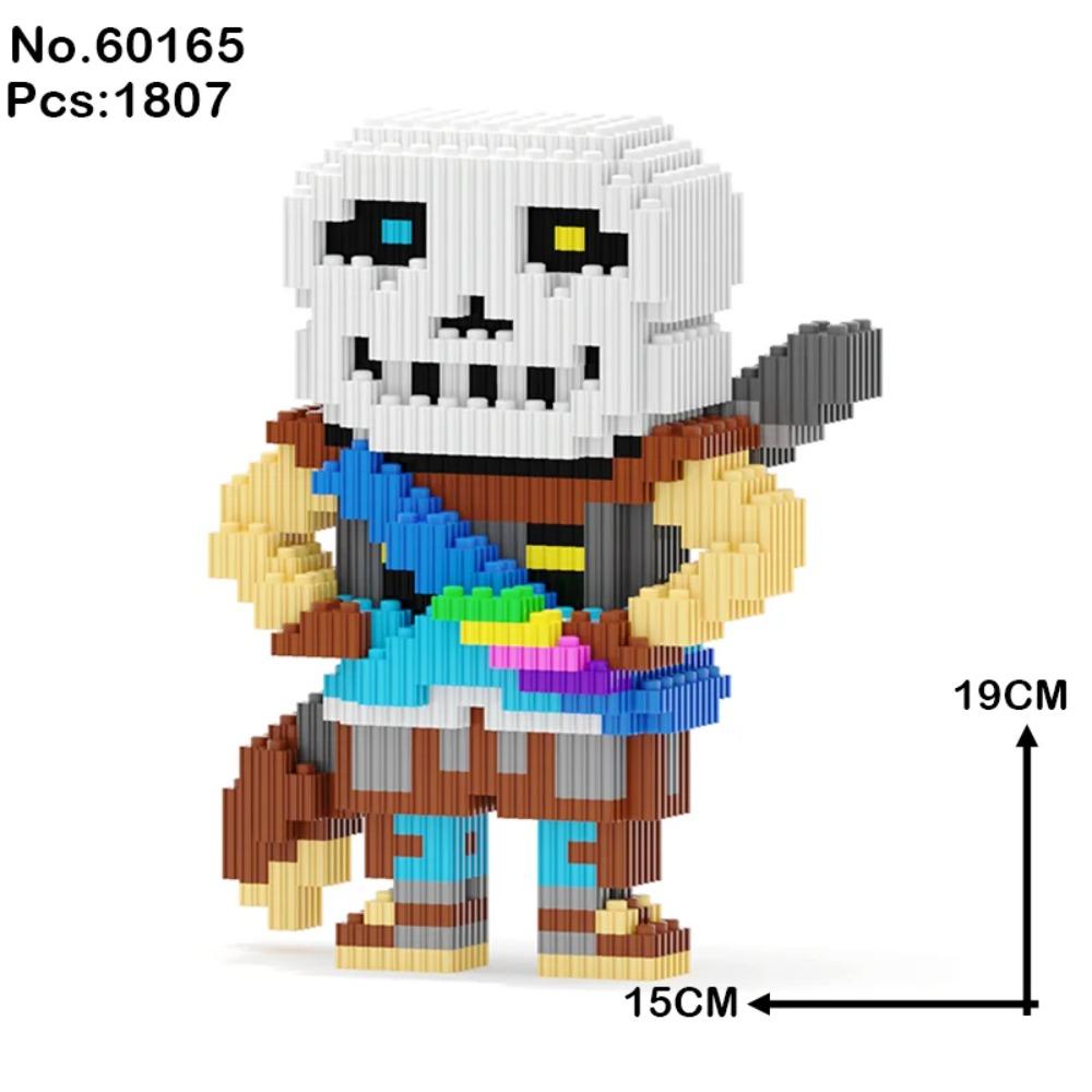 Undertale Санс Строительные Блоки Крест Кошмар Жнец Чернила Сон Скелет Монстр ABS Кубики Кукла Магические Блоки Игрушки Рождественский Подарок