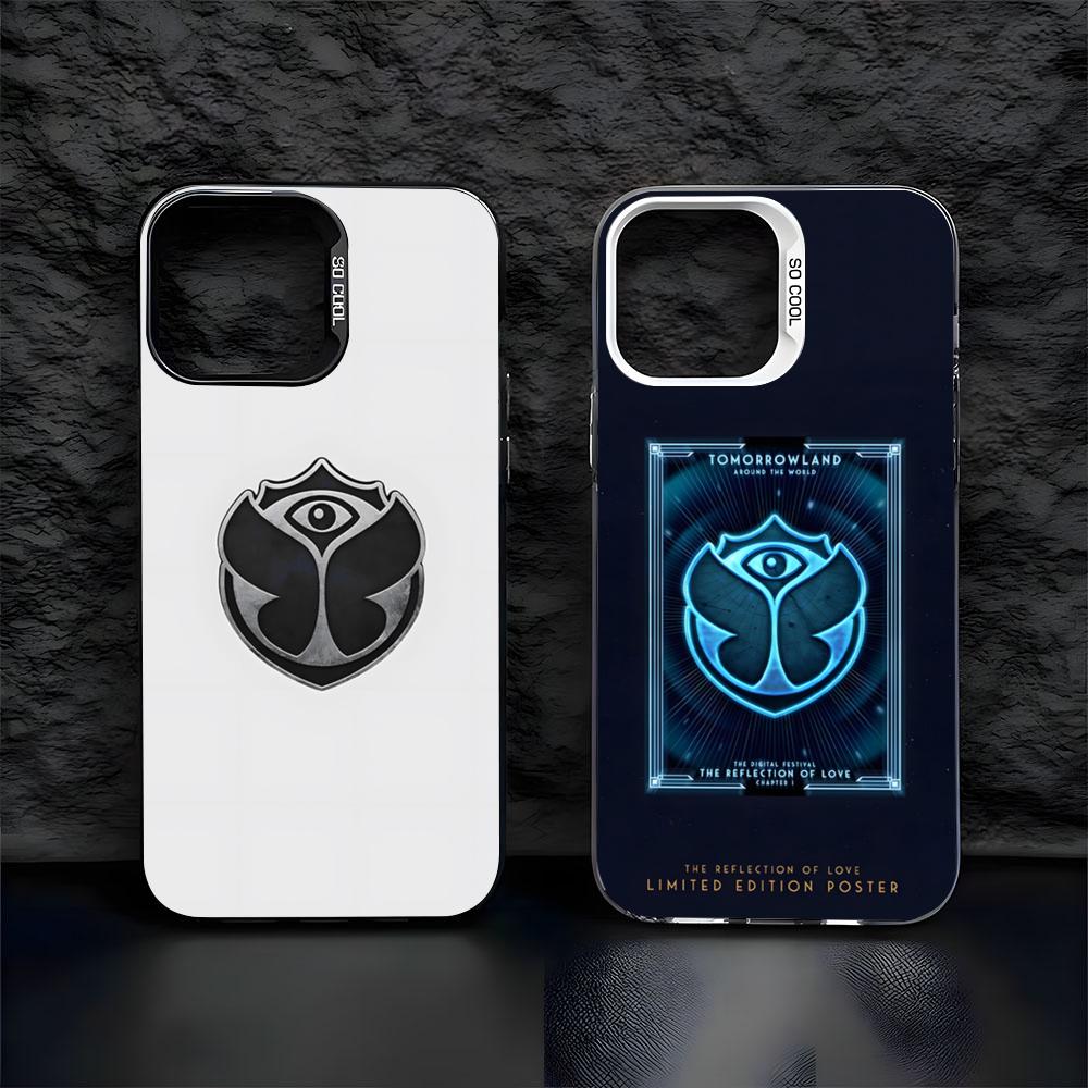 Music Festival Tomorrowlands Phone Case For IPhone17 Air 16 15 14 Plus 13 12 11 Pro 7 8 XS Max XR Silver Black Bumper Case