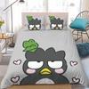 B-Badtz-Maru Милый Комплект Пододеяльника Домашний Стиль Постельное Белье Мягкий Стираемый Хлопок Кровать Комплект из 3 Предметов Подарок для Студенческой Комнаты